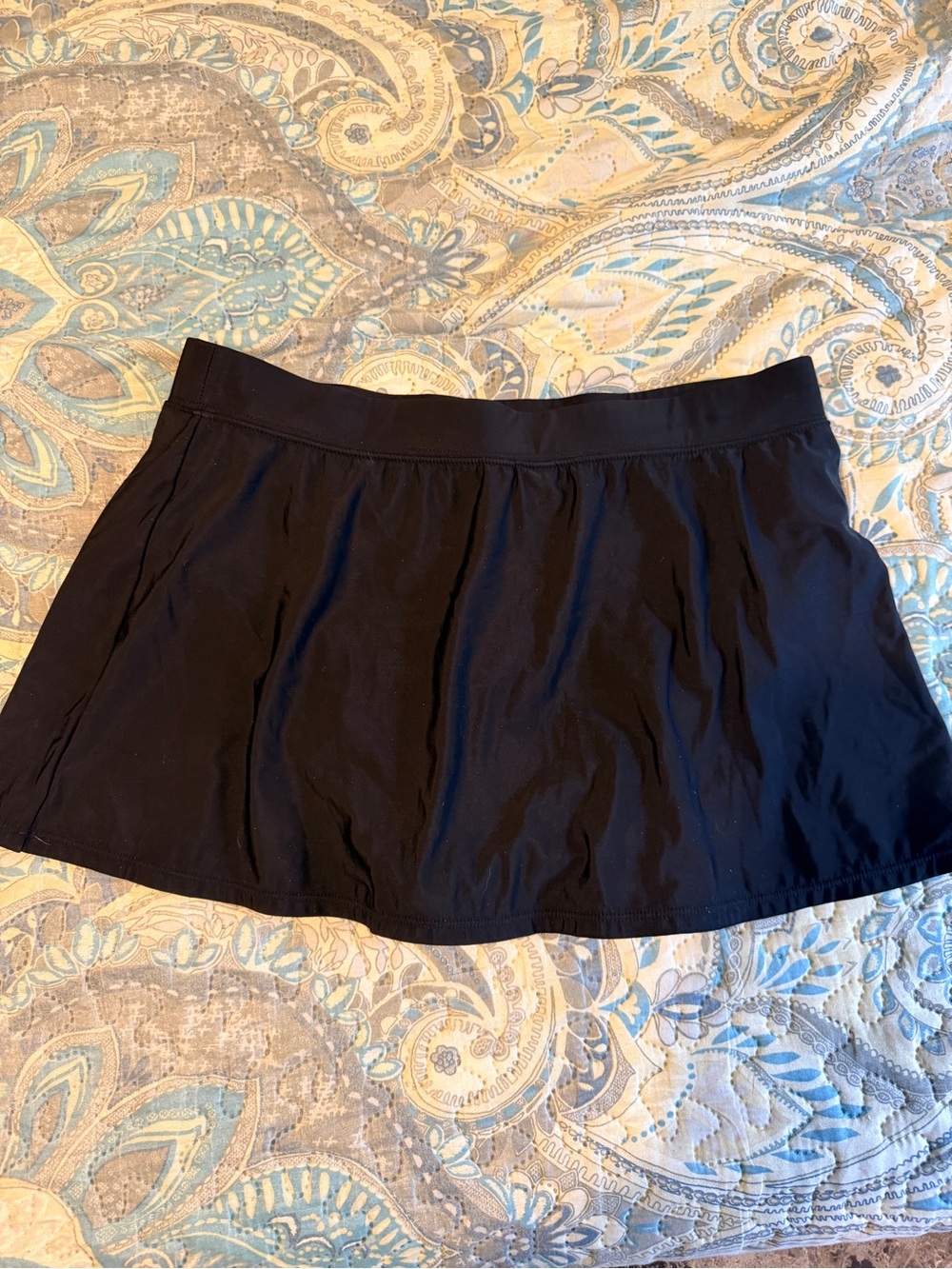 Classic Black Swim Skirt - Women